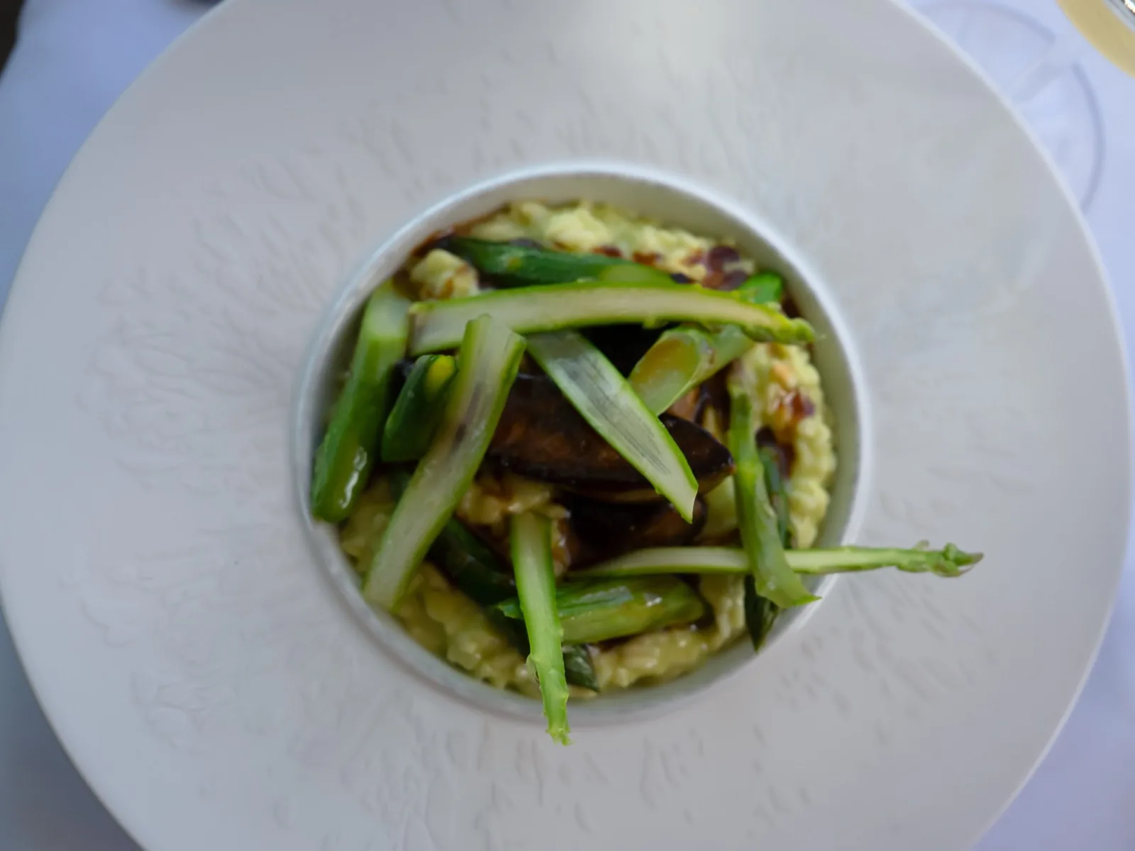 Risotto aux asperges vertes — L'Amandier de Mougins